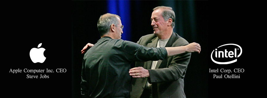 Steve Jobs e Paul Otellini