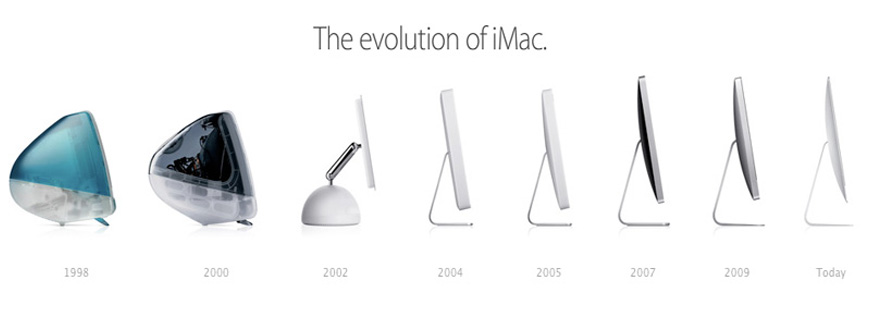 L'evoluzione dell'iMac